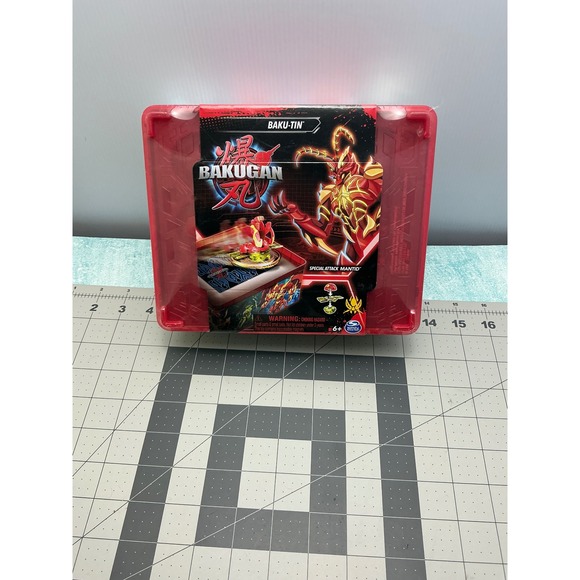 New Bakugan Baku-Tin Special Attack Mantid Battle League Toy Storage Case - Picture 1 of 8
